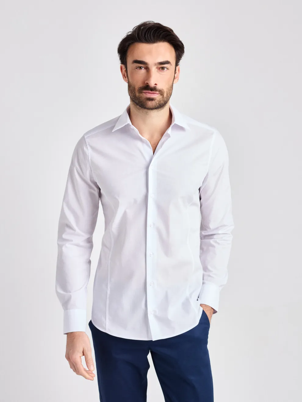 Pesaro Man - Hemd - weiß